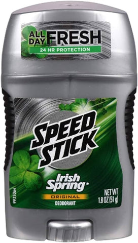 Mennen Speed Stick -Irish Spring Original 1.8 Oz, 12/cs