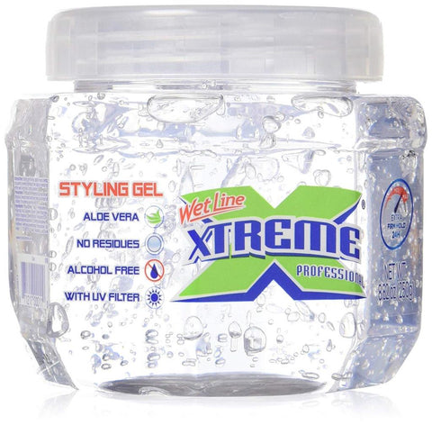 Xtreme Styling Hair Gel -Hold & Care Blue 8.8 Oz, 24/cs.