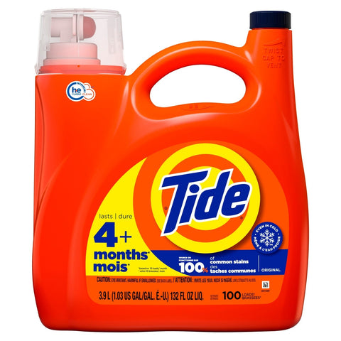 Tide Liquid Detergent -Original HE 151 Oz, 4/cs.