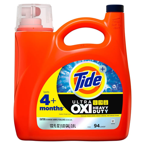 Tide Liquid Detergent -Ultra Oxi 132 Oz, 4/cs.