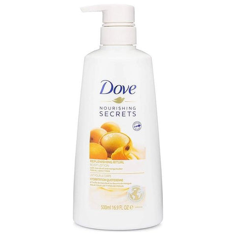 Dove Body Lotion w/Pump -Replenishing Ritual 500 Ml, 12/cs.