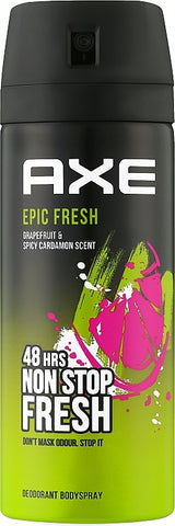 Axe Body Spray -Epic Fresh 150 Ml, 12/cs.