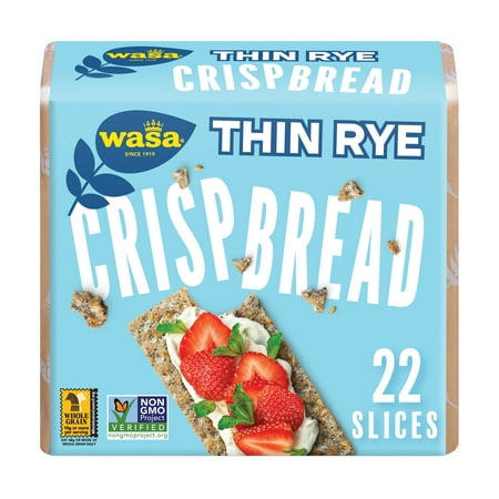 Wasa Crispbread -Thin Rye 8.6 Oz, 12/cs EXP:08/31/2026