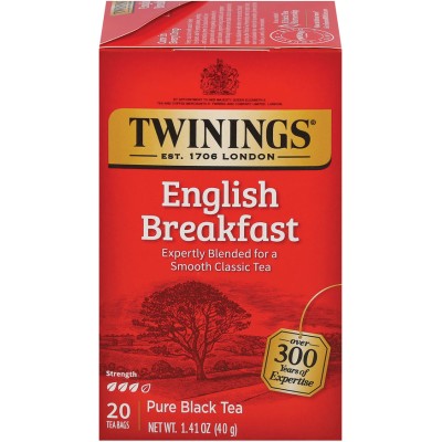 Twinings Tea -English Breakfast 20 Ct, 6/cs. Exp: 02/02/2029