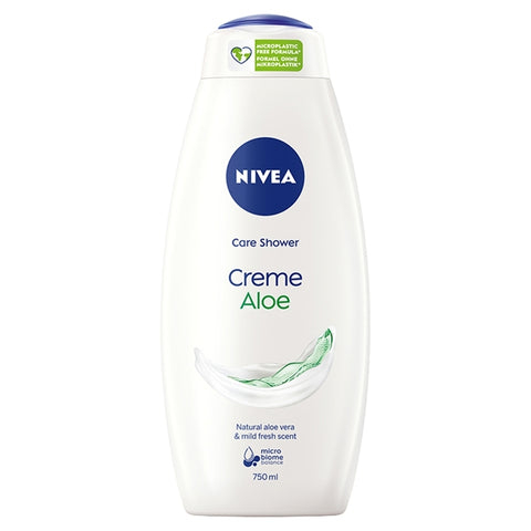 Nivea Shower Gel - Creme Aloe Vera 750 Ml, 12/cs.