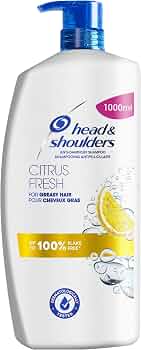 H & S Shampoo w/Pump -Citrus Fresh  1000 Ml, 4/cs.