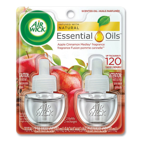 Airwick Scented Oil -Apple Cinnamon 2 Pk, 6/cs.