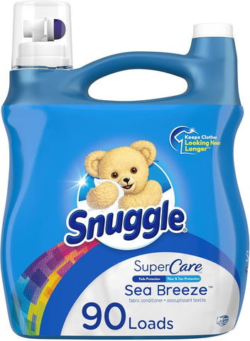 Snuggle Fabric Softener Sea Breeze 95 Oz, 4/cs