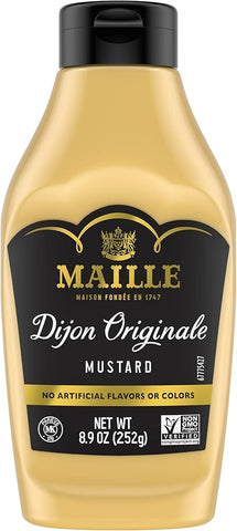 Maille Old Style  Mustard Squeeze 8.9 Oz, 6/cs EXP: 07/16/2026