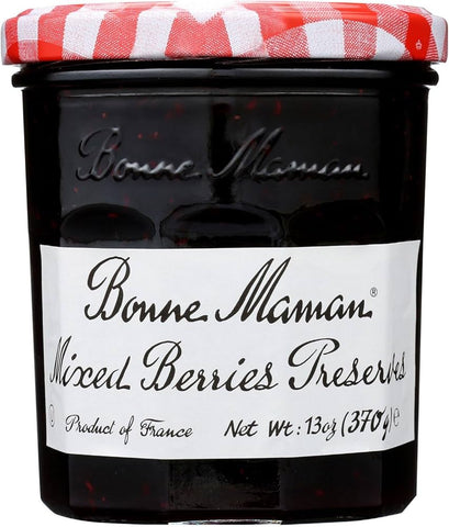 Bonne Maman Preserve -Mixed Berries 13 Oz, 6/cs  EXP: 9/25/2027