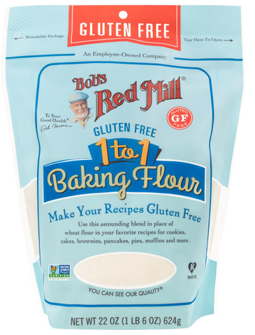 Bob's Red Mill Gluten Free 1-to-1 Baking Flour 22 Oz, 4/cs. EXP: 5/8/2027