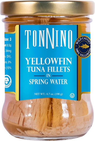 Tonnino Tuna Fillets In Water 6.7 Oz 6/cs. EXP: 01/2030