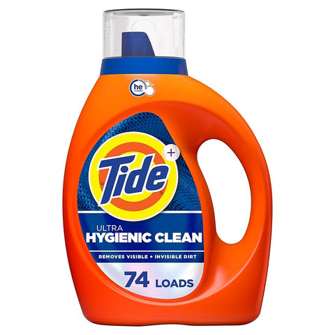 Tide Laundry Detergent Hygienic Clean Heavy 10x Duty 105 Oz, 4/cs