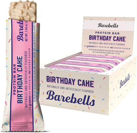 Barebells Protein Bars -Birthday Cake 1.94 Oz, 12/cs. EXP: 06/30/2027