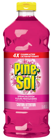 PineSol Cleaner Spring Blossom 1.4 LT(48 Oz), 8/cs.