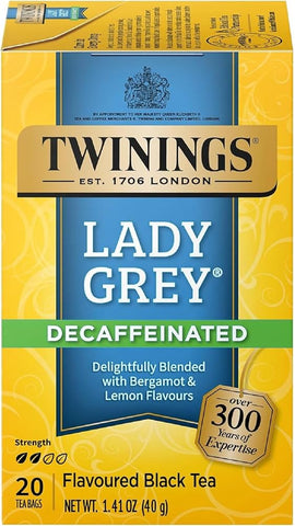 Twinings Tea -Lady Grey Tea Decaf 20 Ct, 6/cs.