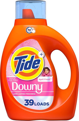 Tide Liquid Detergent -Ultra Downy 55 Oz, 4/cs.