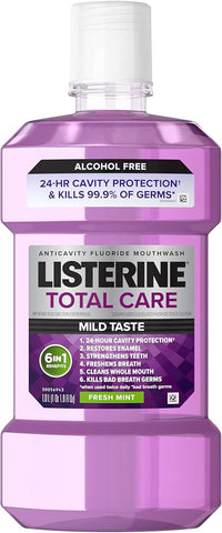 Listerine Mouthwash -Total Care 1 LT(33.8 OZ), 6/cs.