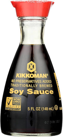 Kikkoman Soy Sauce Pourable 5 Oz, 12/cs EXP: 12/8/2028