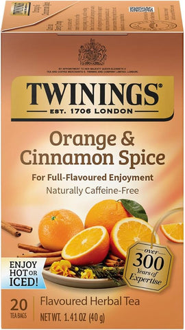 Twinings Tea -Orange And Cinnamon  20 Ct, 6/cs.