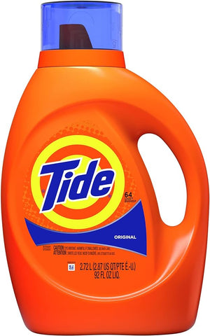 Tide Liquid Detergent Original HE Turbo Clean 92 Oz, 4/cs.