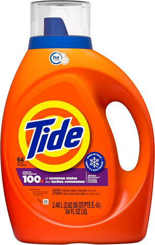Tide Liquid Detergent -Common Stains 84 Oz (2.48 L) , 4/cs.