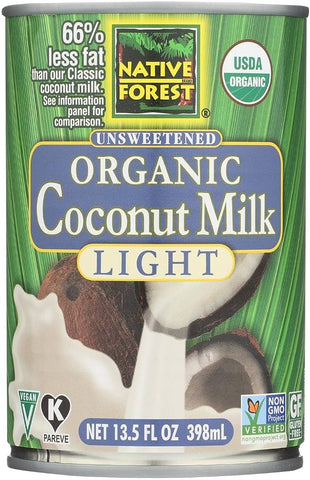 Native Forest, Coconut Milk Light Organic 13.5 Oz, 12/cs. EXP: 7/23/2027