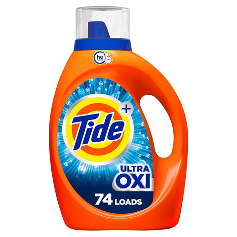 Tide Laundry Detergent -Ultra Oxi HE 105 Oz, 4/cs