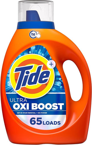 Tide Liquid Detergent -Oxi Boost  92 Oz, 4/cs.