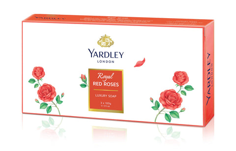 Yardley Soap -Red Rose 3 Pk 100 G, 36/cs