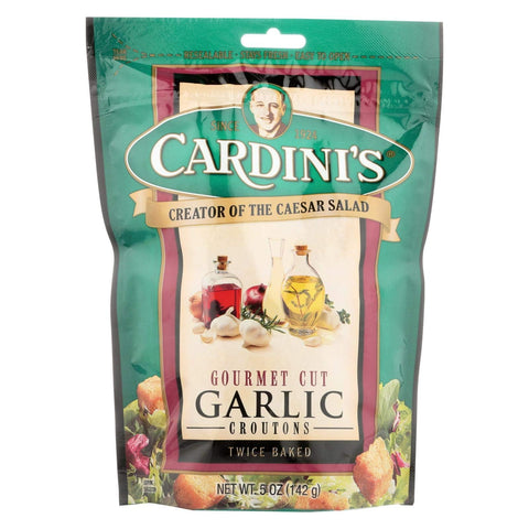Cardini Gourmet Croutons Garlic 5 Oz, 12/cs EXP: 11/19/2026