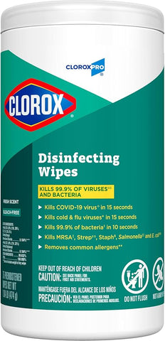 Clorox Disinfecting Wipes -Pro Fresh Scent 75 Ct, 6/cs.