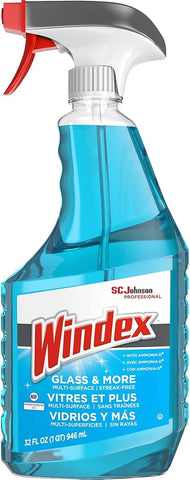 Windex Glass & More Multisurface Cleaner 32 Oz, 8/cs.