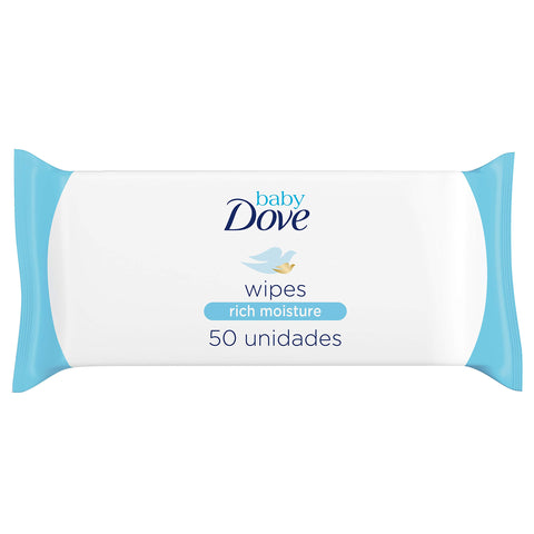 Dove Baby Wipes-Rich Moisture 50 CT, 12/cs.