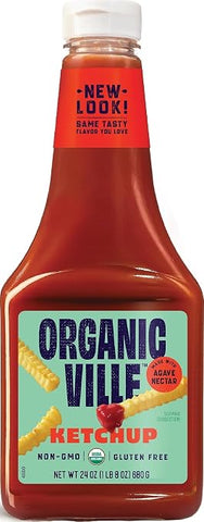 Organicville Organic Ketchup 24 Oz, 12/cs. EXP: 12/14/2027