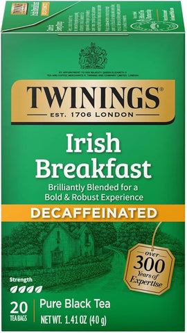 Twinings Tea -Irish Breakfast Decaf 20 Ct, 6/cs.
