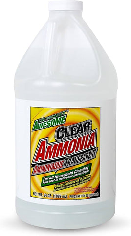 Awesome Ammonia Clear 128 Oz, 4/cs