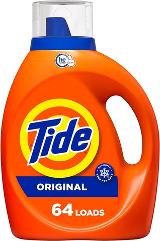 Tide Liquid Detergent -Original HE Turbo 64 Loads 84 Oz (2.48 L) , 4/cs.