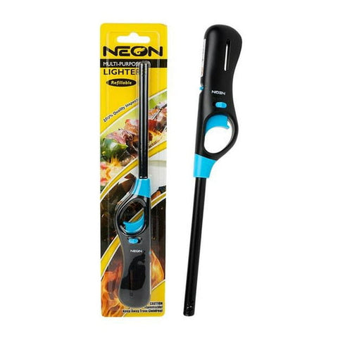 Neon Bbq Lighter Blister Pack, 72/cs