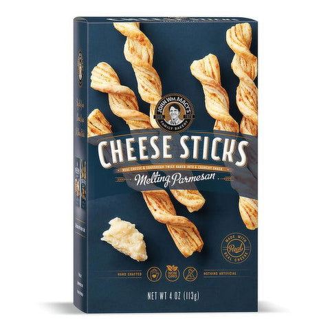 John WM. Macy's Cheesesticks -Melting Parmesan 4 Oz, 6/cs.