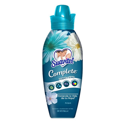 Suavitel Fabric Softener -Aqua 700 Ml (23.7 Oz), 12/cs.