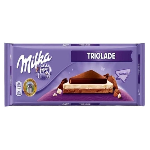 Milka Triolade Chocolate 280 G (9.88 Oz), 15/cs  EXP: 11/28/2026
