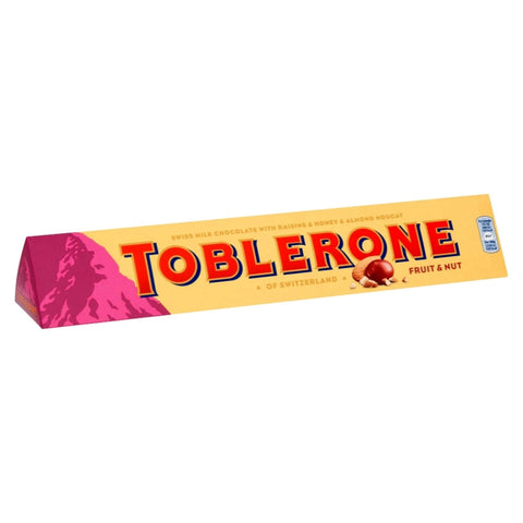 Toblerone Chocolate -Nut & Fruit 100 G, 20/cs.  EXP: 01/15/2027