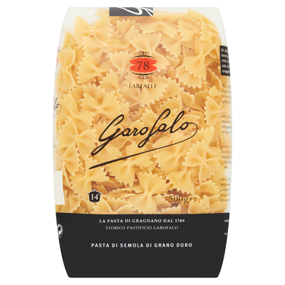 Garofalo Pasta -78 Farfalle 16 Oz, 12/cs.  EXP: 11/1/2027