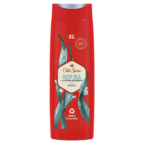 Old Spice Body Wash -Deep Sea 400 Ml(13.5 Oz), 6/cs.