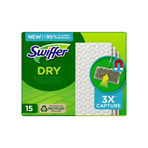 Swiffer Dry Cloth Refills 15 CT, 12/cs