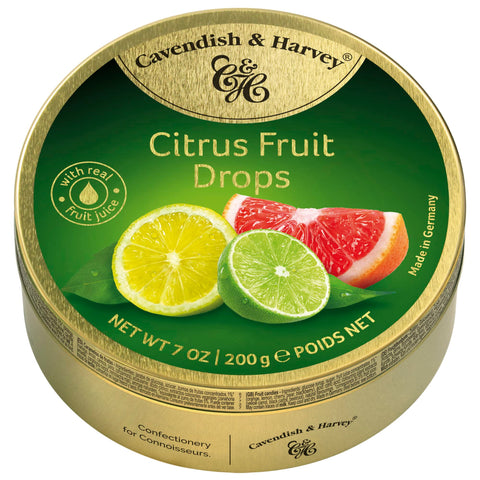 Cavendish & Harvey Fruit Hard Candy -Citrus & Fruit 7 Oz, 9/cs. EXP: 2/2/2029