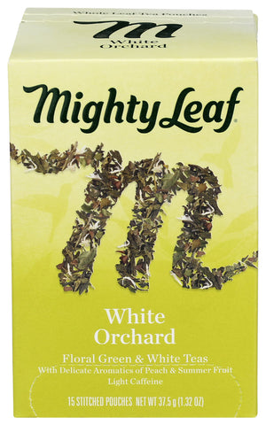 Mighty Leaf Tea- White Orchard  15  CT, 6/cs.  EXP: 3/27/2028
