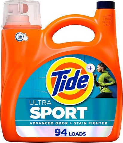 Tide Liquid Detergent -Febreze Sport 132 Oz, 6/cs.