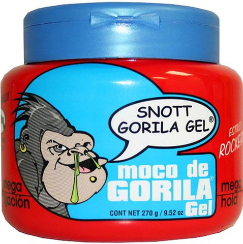 Moco De Gorilla Hair Gel Jar Rockero -Red 9.5 Oz, 12/cs.